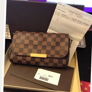 100% AUTHENTIC LV FAVORITE PM DAMIER EBENE